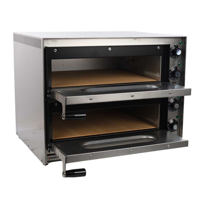 Resto Italia Small G2 sähköinen pizzauuni, 3 200 W, 2 kammiota, 230 V