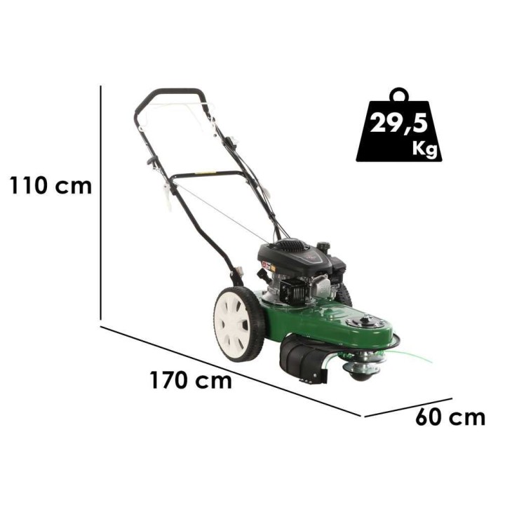 GreenBay MRC 173-560 pyörällinen bensiinikäyttöinen raivaussilppuri, 56 cm