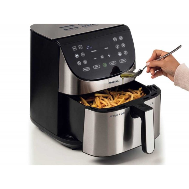 Ariete 4628 kuumailmakeitin, 7 l, 1 800 W, kosketusnäyttö