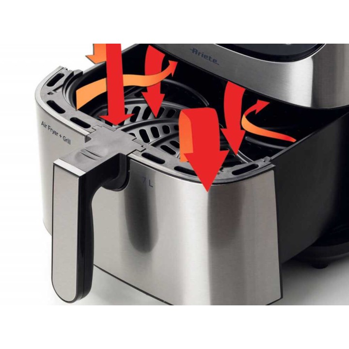 Ariete 4628 kuumailmakeitin, 7 l, 1 800 W, kosketusnäyttö