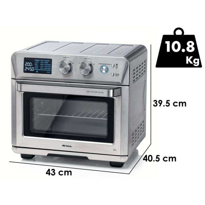 Ariete 4629/11 ilmafriteerauskeitin ja sähköuuni, 25 l, 1 700 W, 230 V