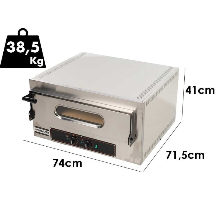 Resto Italia KUBE 1 sähköinen pizzauuni, 3 200 W, 230 V