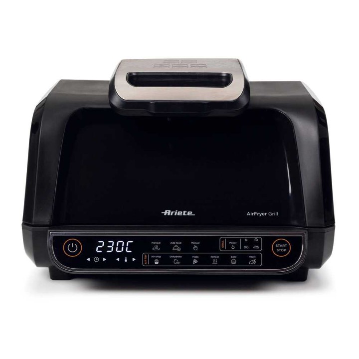 Ariete 4635 Air Fryer Grill -kuumailmakeitin ja grillilaite, 8 l, 1 700 W