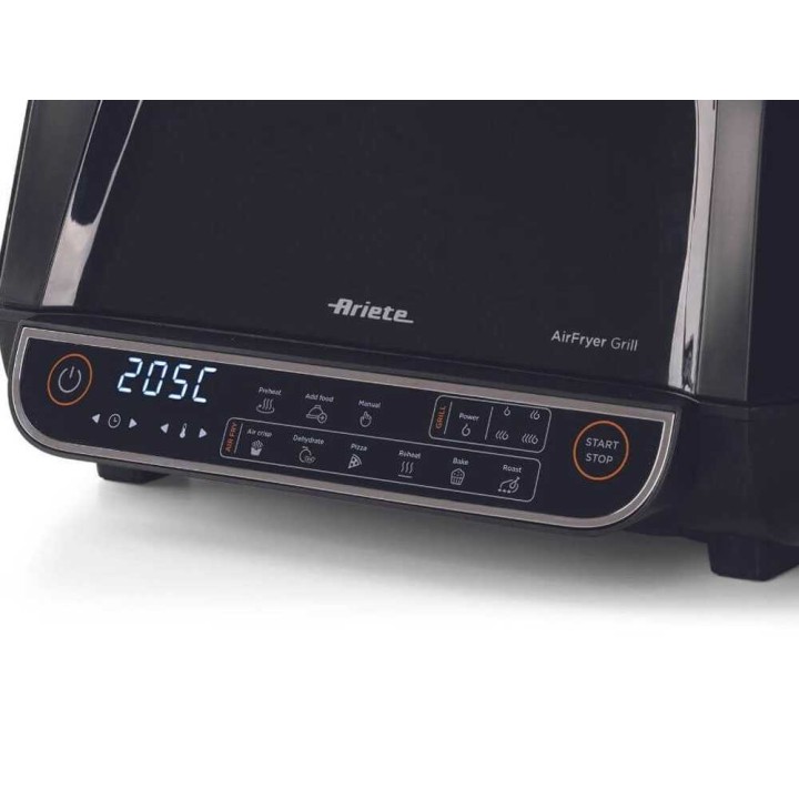Ariete 4635 Air Fryer Grill -kuumailmakeitin ja grillilaite, 8 l, 1 700 W