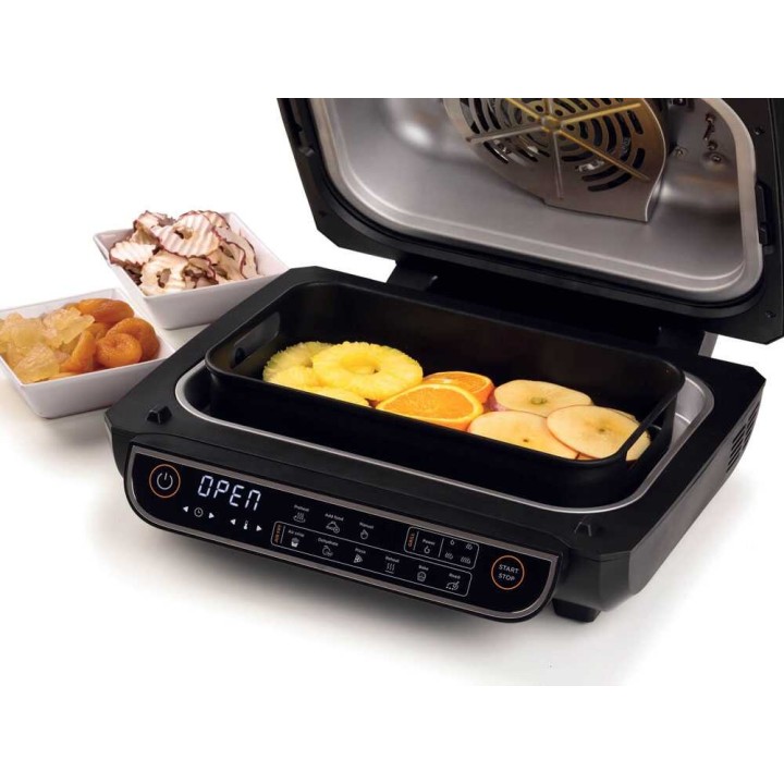 Ariete 4635 Air Fryer Grill -kuumailmakeitin ja grillilaite, 8 l, 1 700 W