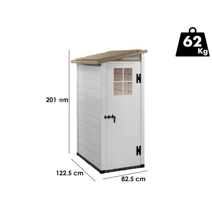 Garofalo Tuscany Evo 100 Terrace puutarhavaja, PVC, 82,5 × 122,5 × 201 cm