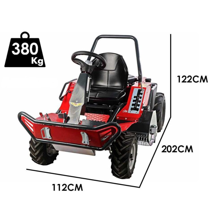 Meccanica Benassi FOX 95 4WD traktorimurskain, 95 cm, 724 cm³, hydrostaattinen neliveto