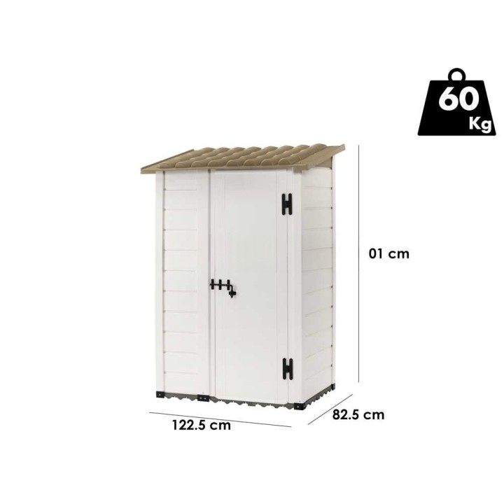 Garofalo Tuscany 100 PVC-säilytysvaja, 122,5 × 82,5 × 201 cm, lattialla