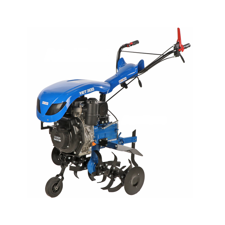 EuroMech YET 300 dieselpuutarhajyrsin D300 208 cm 7 HP 90 cm