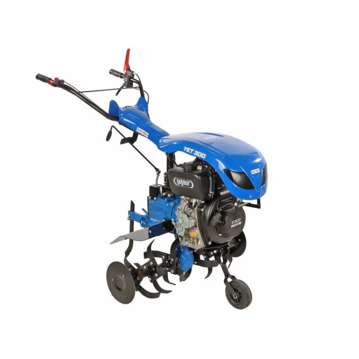 EuroMech YET 300 dieselpuutarhajyrsin, D300, 208 cm³, 7 HP, 90 cm
