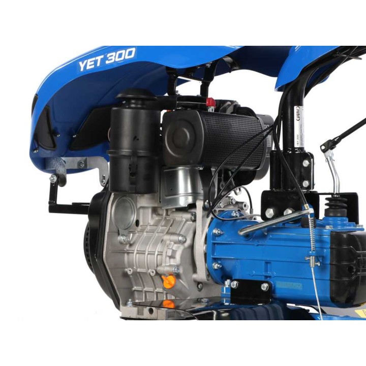 EuroMech YET 300 dieselpuutarhajyrsin, D300, 208 cm³, 7 HP, 90 cm