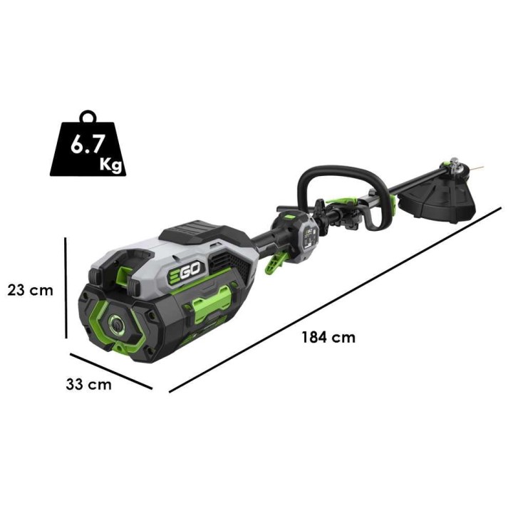 EGO MHBC 1204 E monitoiminen akkuraivaussaha, 56 V, 2 × 5 Ah