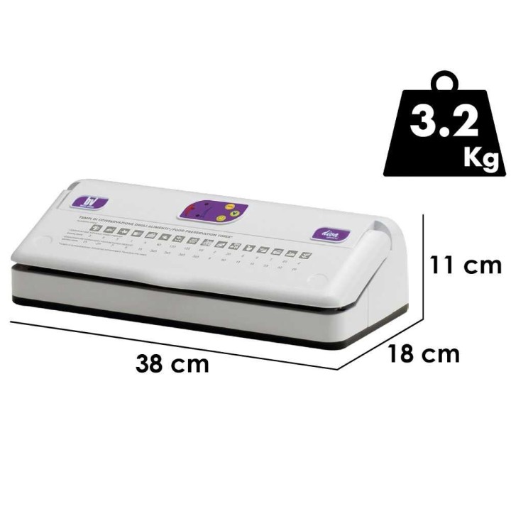 Besser Vacuum Diva vakuumipakkauslaite, 33 cm, 250 W