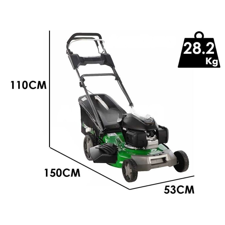 GreenBay GB-LM 51 H MY25 vetävä ruohonleikkuri, Honda GCVx170, 51 cm, 4 in 1