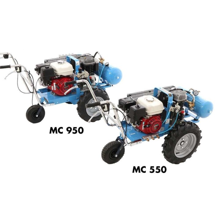 Campagnola MC 550 itsevetävä motokompressori, Honda GX200, 6 HP, 11 bar