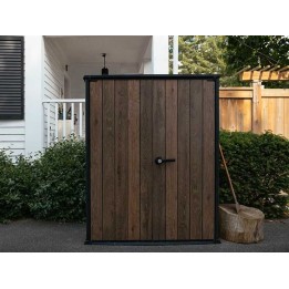 Keter Signature Walnut puutarhakaappi 1 400 l 140 73 6 170 4 cm