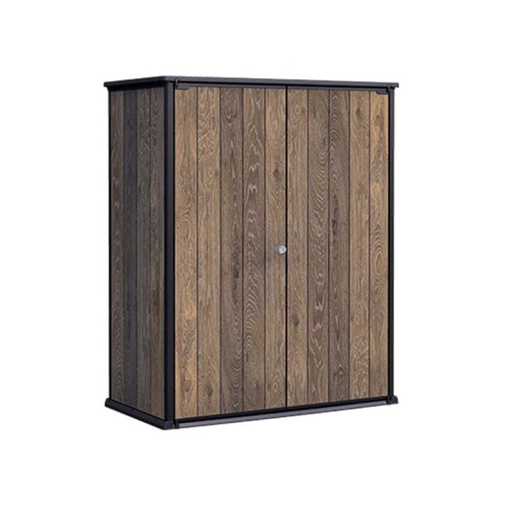 Keter Signature Walnut puutarhakaappi, 1 400 l, 140 × 73,6 × 170,4 cm
