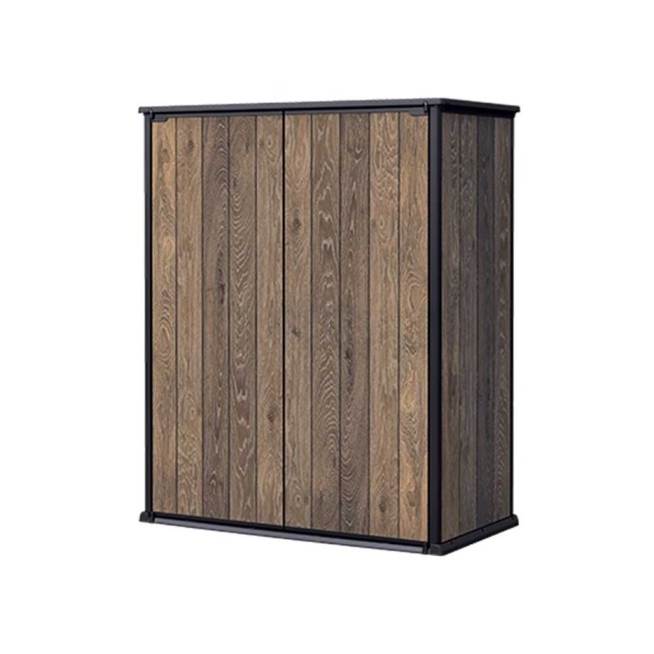 Keter Signature Walnut puutarhakaappi, 1 400 l, 140 × 73,6 × 170,4 cm