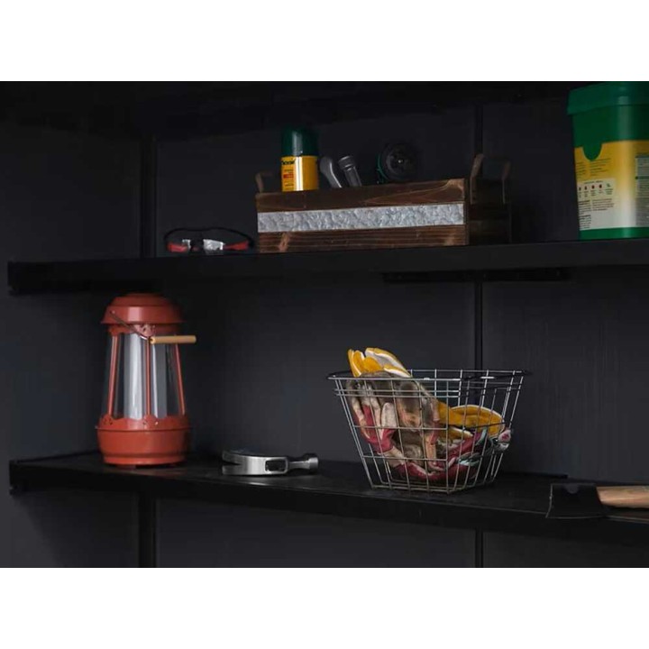 Keter Signature Walnut puutarhakaappi, 1 400 l, 140 × 73,6 × 170,4 cm
