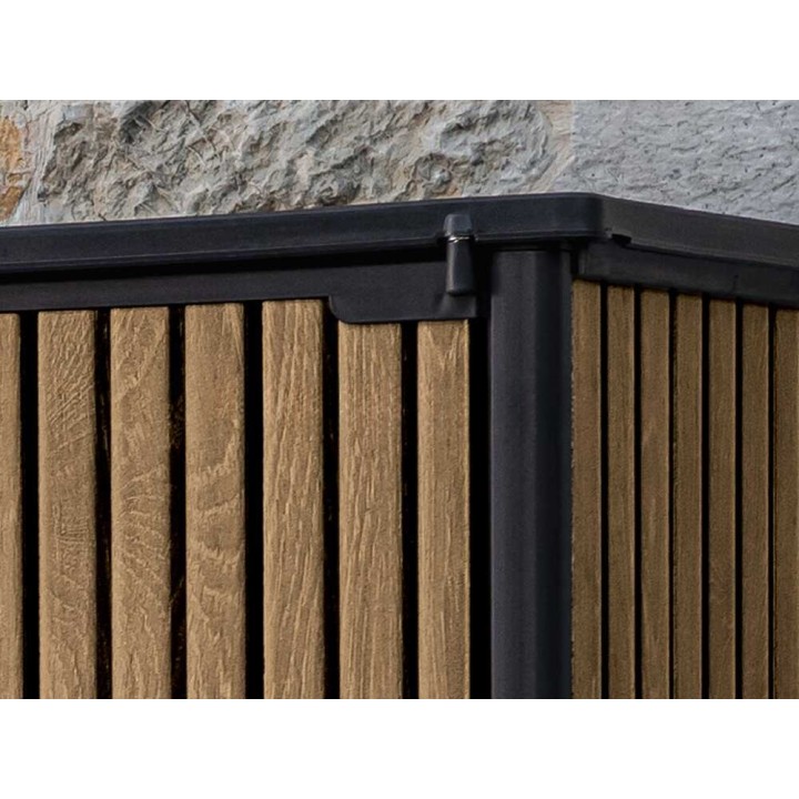 Keter Signature Venetian puutarhakaappi, 1 400 l, 140 × 73 × 170 cm