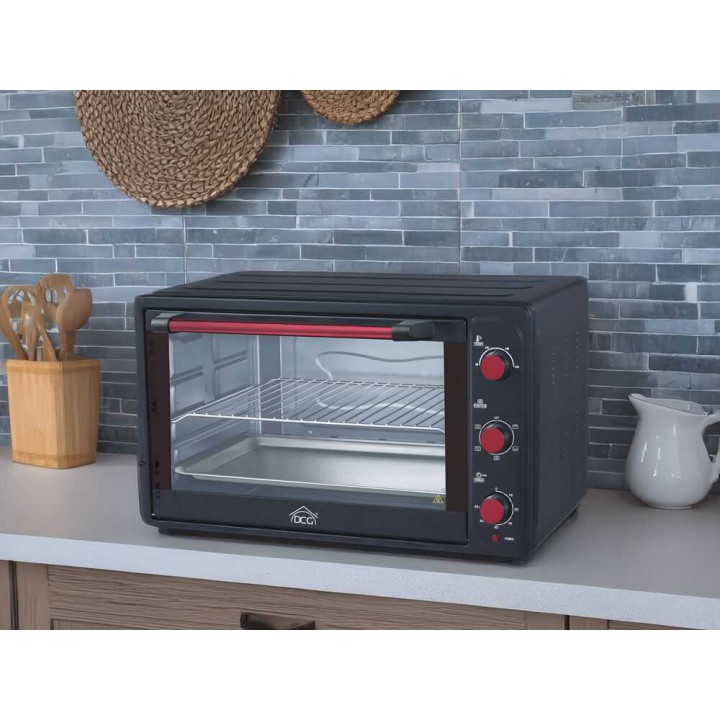 DCG MB9865 sähköinen kiertoilmauuni, 65 l, 2 200 W, 230 V
