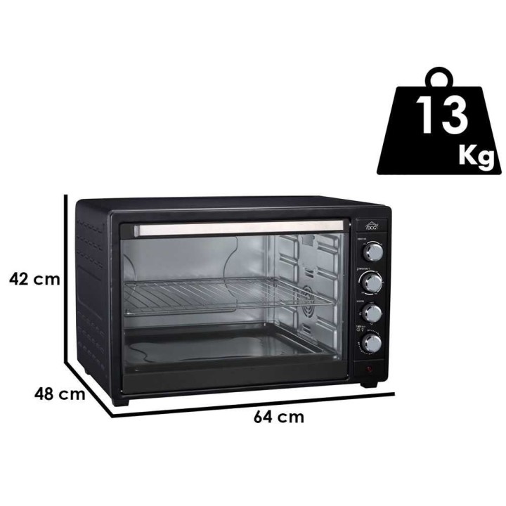 DCG MB9880 sähköuuni kiertoilmalla, 80 l, 2 800 W, 230 V