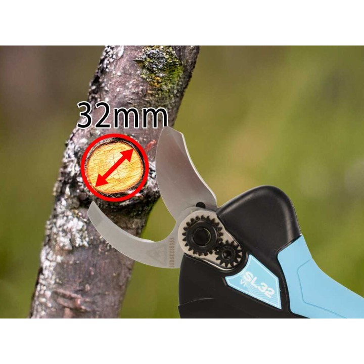 Campagnola SL32 V1 sähköiset oksasakset, 14,4 V, 2,5 Ah, 32 mm