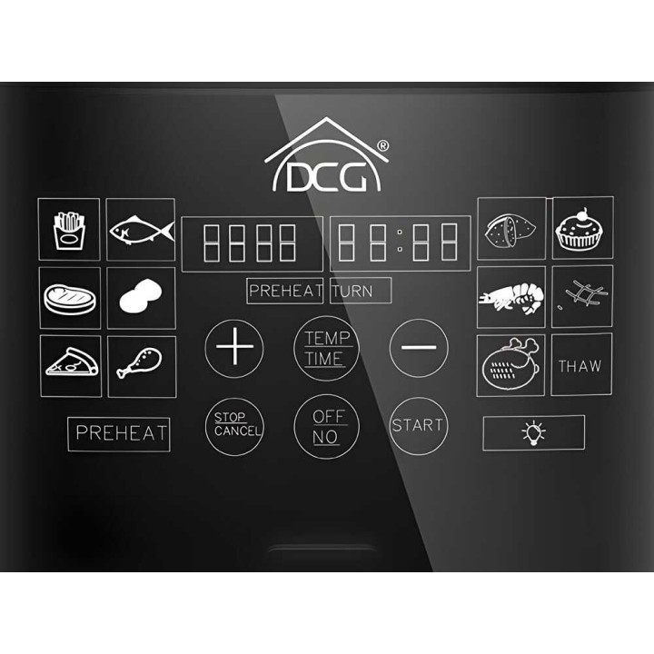 DCG FR3606D kuumailmakeitin, 6,5 l, 1 500 W, 80–200 °C
