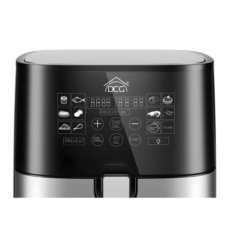 DCG FR3606D kuumailmakeitin, 6,5 l, 1 500 W, 80–200 °C
