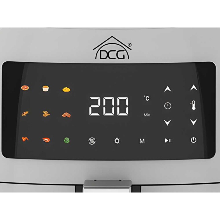DCG FR3607WD airfryer 8 l, 1 800 W, kosketusnäyttö