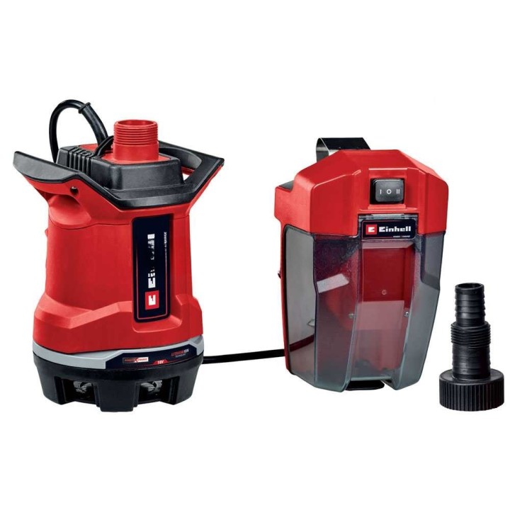 Einhell GE-DP 18/25 Li uppopumppu likavedelle, 18 V, 4 Ah akku ja laturi
