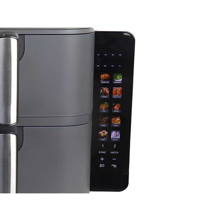 DCG FR4612D ilmakuumefritööseri 11 l, 2 800 W, 220–240 V