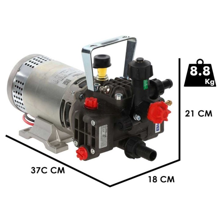 Annovi Reverberi AR DUE DC sähköinen ruiskutuspumppu, 12 V, 10 l/min, 10 bar