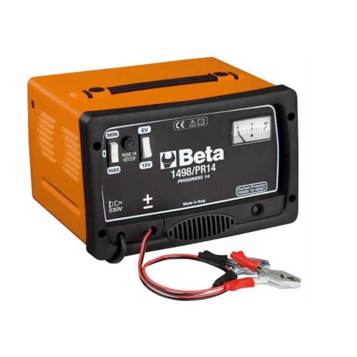 Beta 1498/PR14 kannettava akkulaturi, 6/12 V, 140 W, 11 A