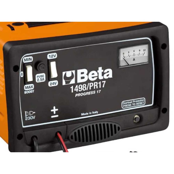 Beta 1498/PR17 kannettava akkulaturi, 12/24 V, 300 W