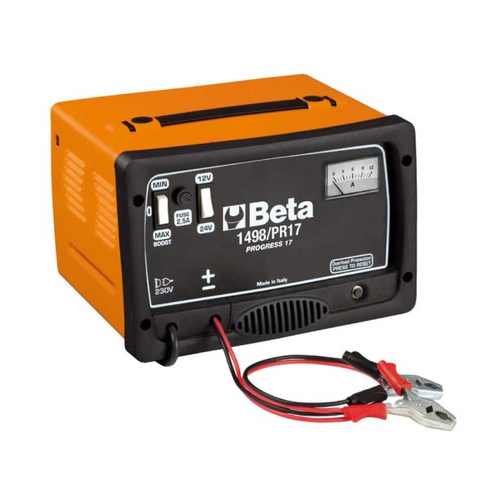 Beta 1498/PR17 kannettava akkulaturi, 12/24 V, 300 W