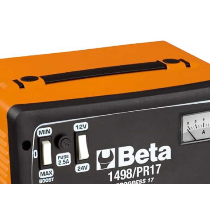 Beta 1498/PR17 kannettava akkulaturi, 12/24 V, 300 W