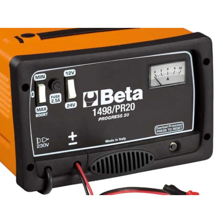 Beta 1498/PR20 akkulaturi lyijyakuille, 12/24 V, 390 W, 16 A