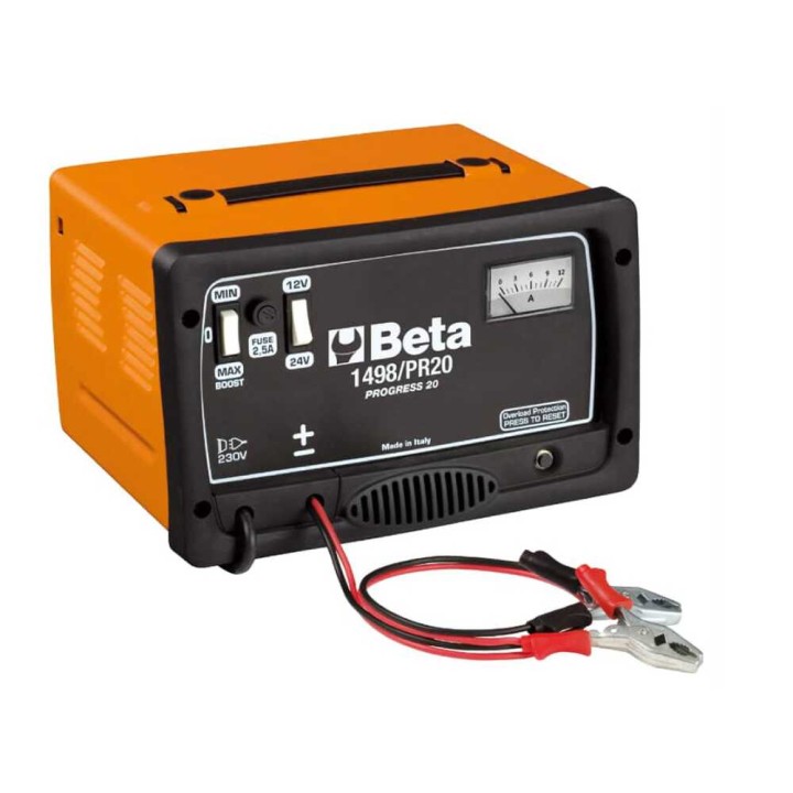 Beta 1498/PR20 akkulaturi lyijyakuille, 12/24 V, 390 W, 16 A