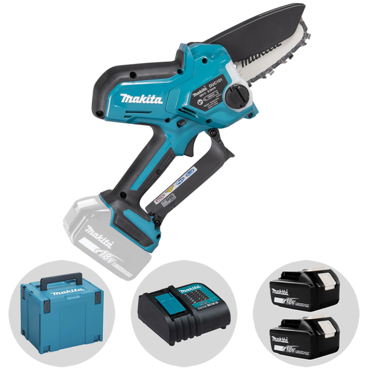 Makita DUC101ZJ LXT akkukäyttöinen oksasaha 10 cm 2 18 V 5 Ah