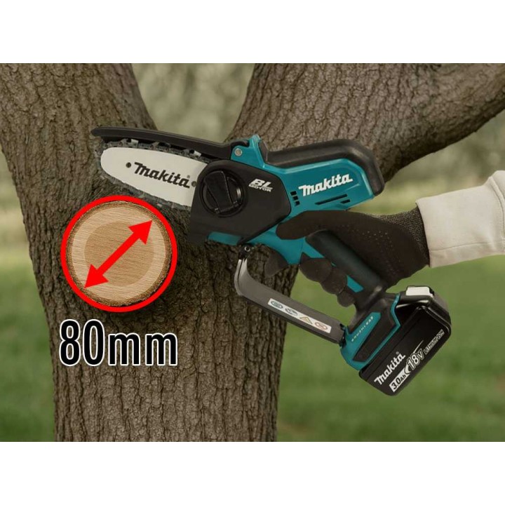 Makita DUC101ZJ LXT akkukäyttöinen oksasaha, 18 V, 5 Ah, 10 cm