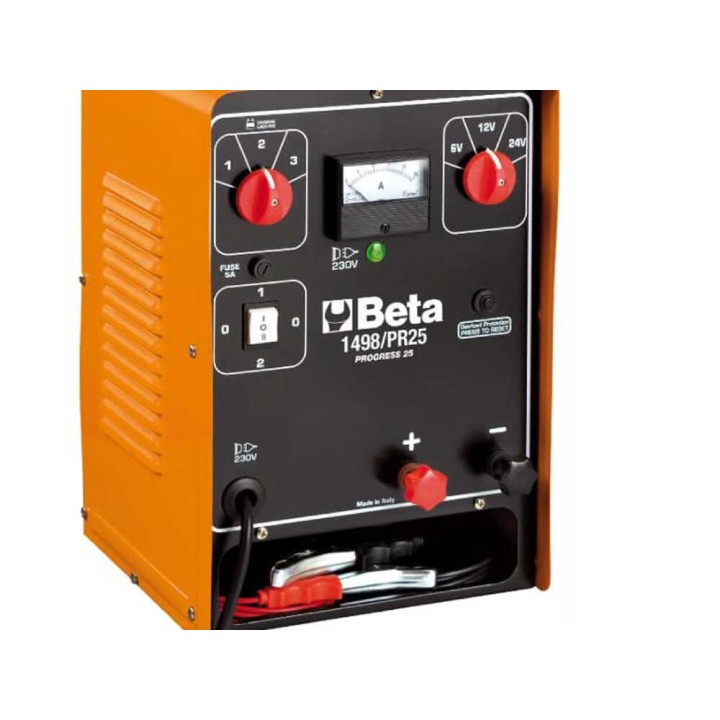 Beta 1498/PR25 akkulaturi, 6/12/24 V, 620 W, 230 V