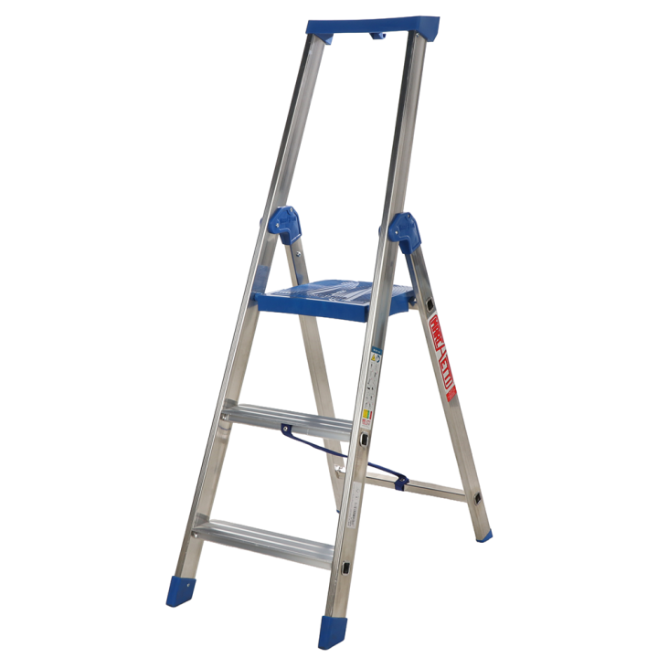 Marchetti CLIMB 03 alumiinitikkaat 3 askelmaa jalustatoiminto 150 kg
