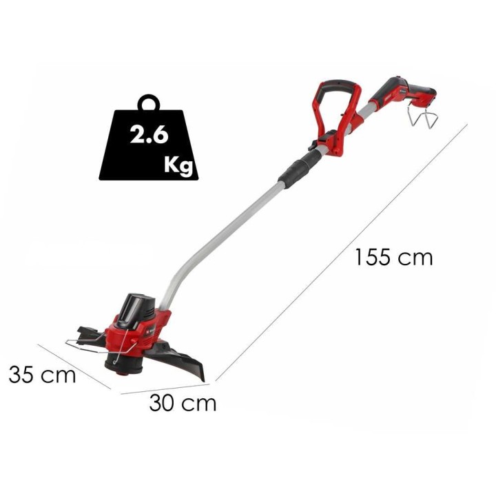 Einhell GE-CT 18/33 Li akkukäyttöinen ruohotrimmeri, 18 V, 5,2 Ah, 33 cm