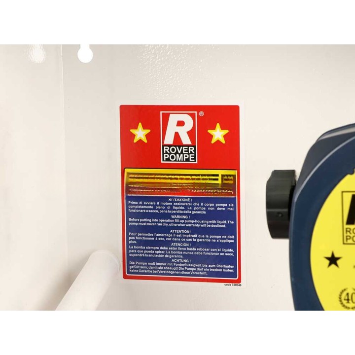 Rover Dispenser Novax OIL öljynsiirtopumppu, 0,6 HP, 230 V, 15 l/min
