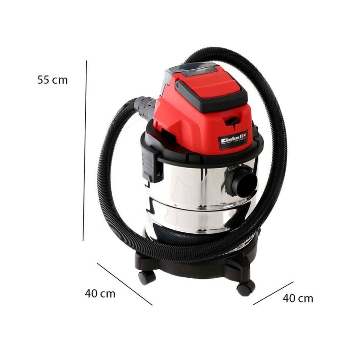 Einhell TC-VC 18/20 Li märkä-kuivaimuri, 18 V, 4 Ah, 20 l