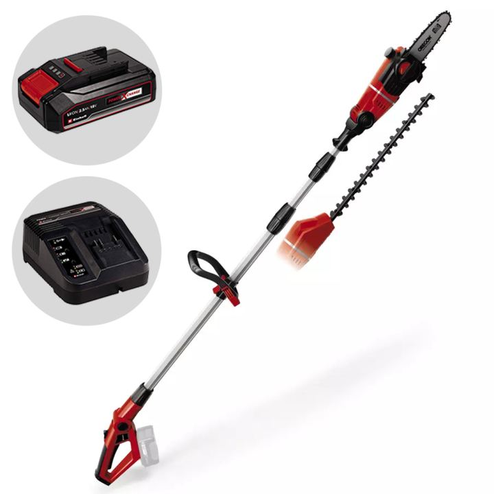 Einhell GE HC 18 Li T akkuoksasaha ja pensasleikkuri 18 V 2 5 Ah