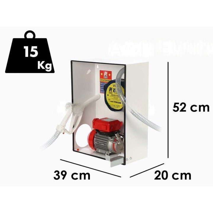 Rover DISPENSER Novax 20 M -nesteensiirtopumppu, 0,5 HP, 230 V
