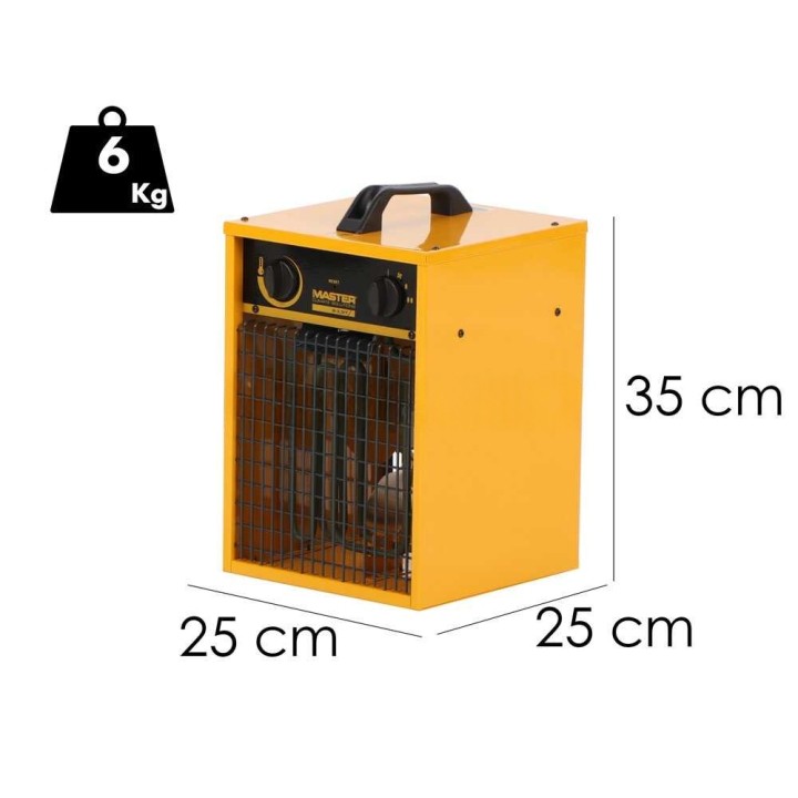 Master B 3 3IT sähköinen lämminilmageneraattori 3 3 kW 230 V