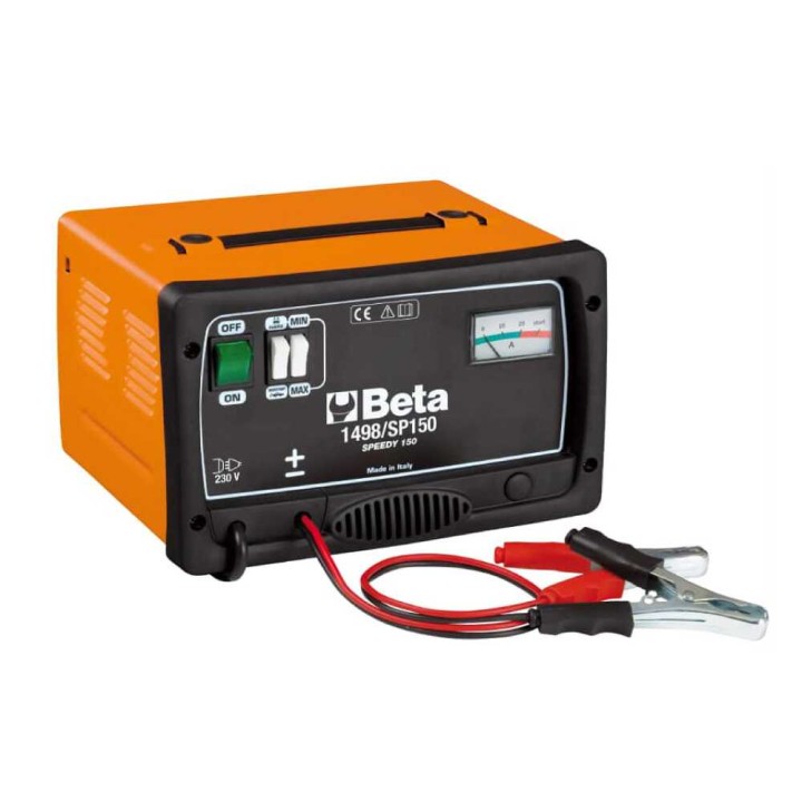 Beta 1498/SP150 akkulaturi ja käynnistysapu, 12 V, 230 V, 85 A